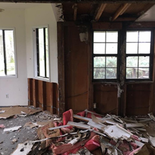 Water Damaged Walls and Ceiling